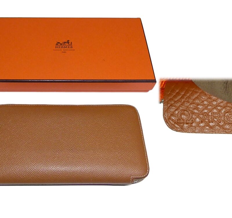 Hermes Gold Epsom Silk-in Classic Long Wallet O Stamp-0