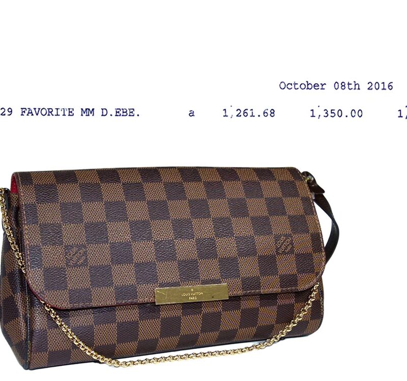 Louis Vuitton N41129 Damier Canvas Favorite MM -0