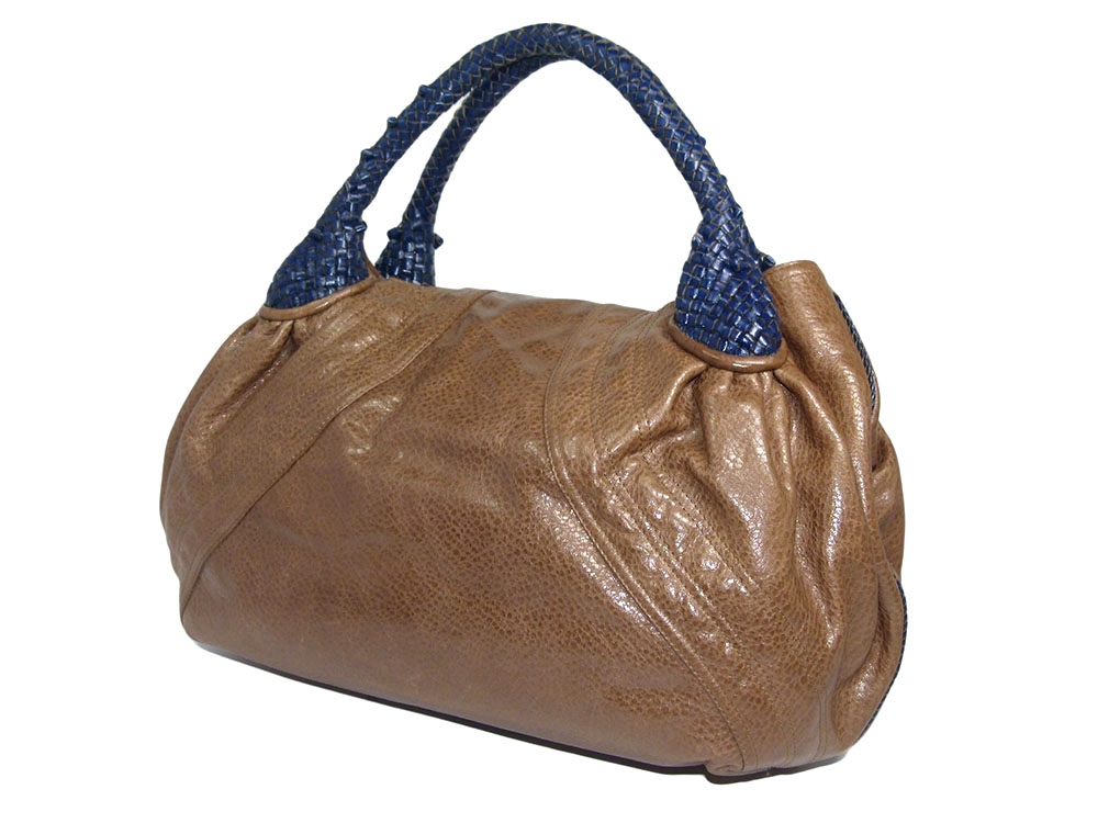 Fendi 8BR511 Blue+Amber Hobo Spy Bag-31628
