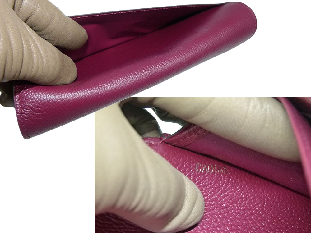 Louis Vuitton M62213 Raisin Monogram Empreinte leather Envelope-Style Sarah wallet (CA0168)-31908