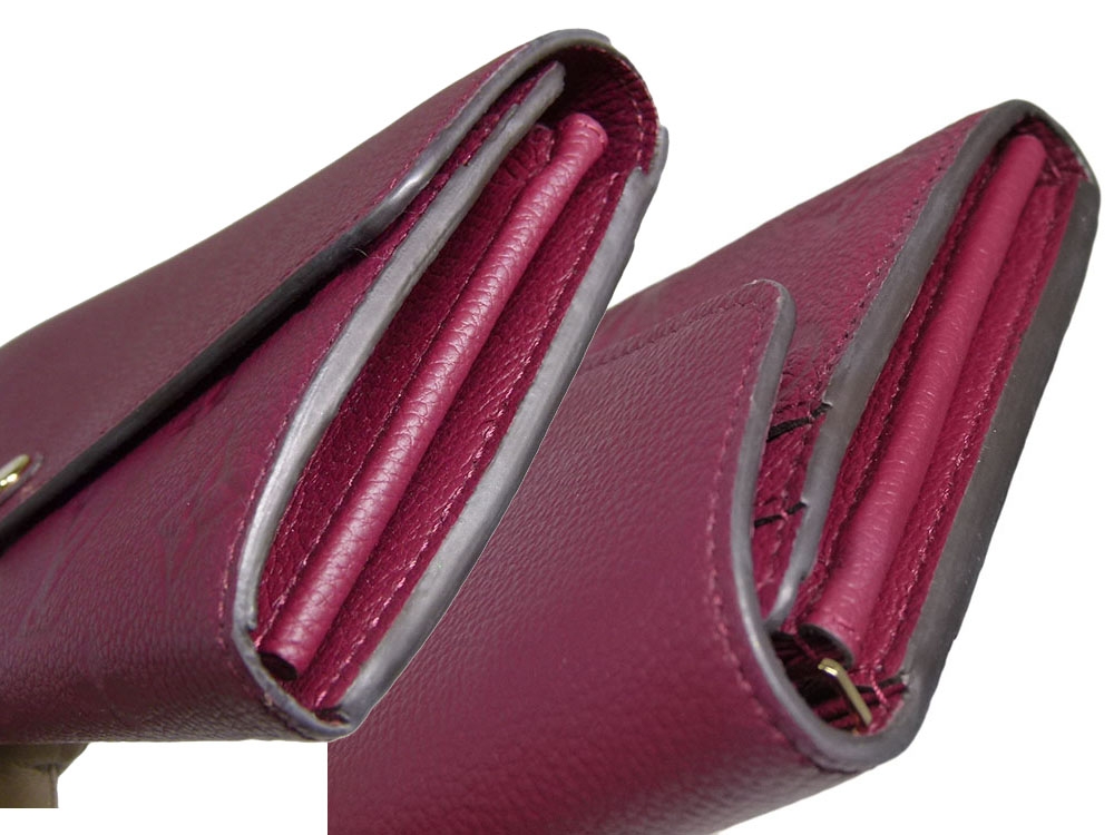 Louis Vuitton M62213 Raisin Monogram Empreinte leather Envelope-Style Sarah wallet (CA0168)-31911