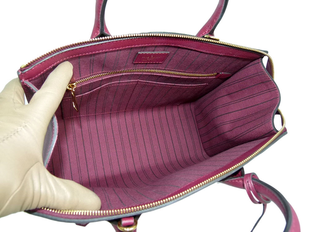 Louis Vuitton M43219 Embossed Empreinte Leather Raisin Pont Neuf MM Document Size -31913