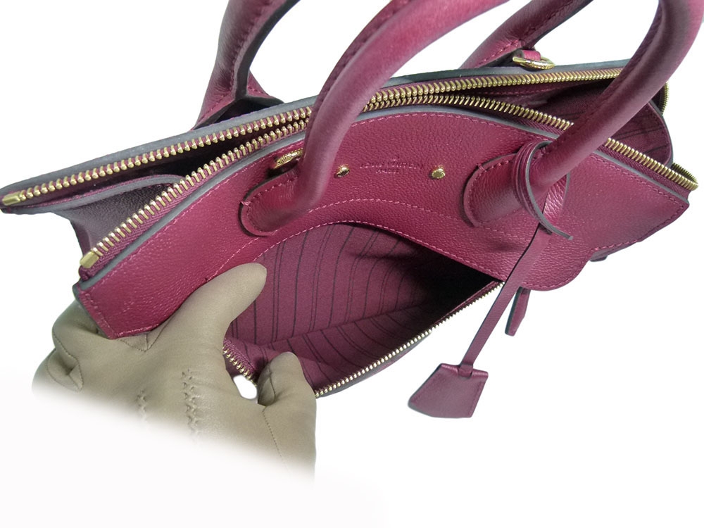 Louis Vuitton M43219 Embossed Empreinte Leather Raisin Pont Neuf MM Document Size -31914