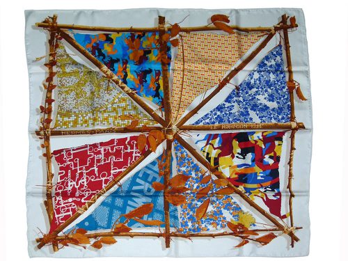 Hermes 90cm x 90cm LE ROBINSON CHIC Silk Scarf -0