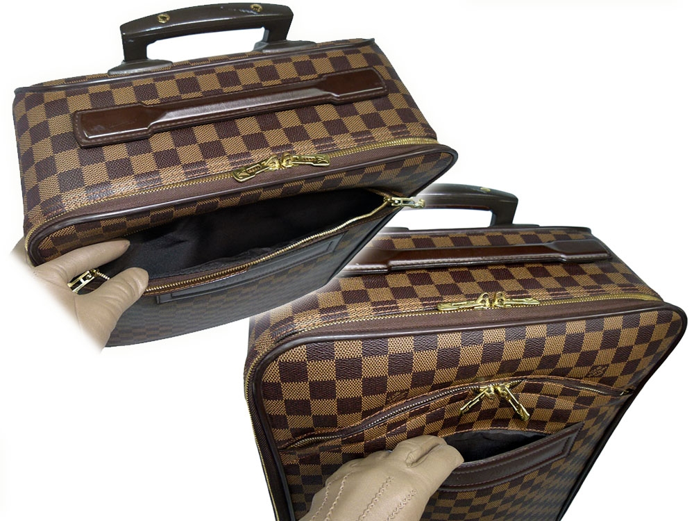 Louis Vuitton N23256 Damier Ebene Canvas Pegase 50 Suitcase w Wheels-32208