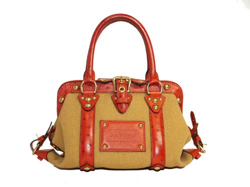 Limited Collection ! Louis Vuitton Orange Rouille Sac de Nuit Toile Trianon MM -0