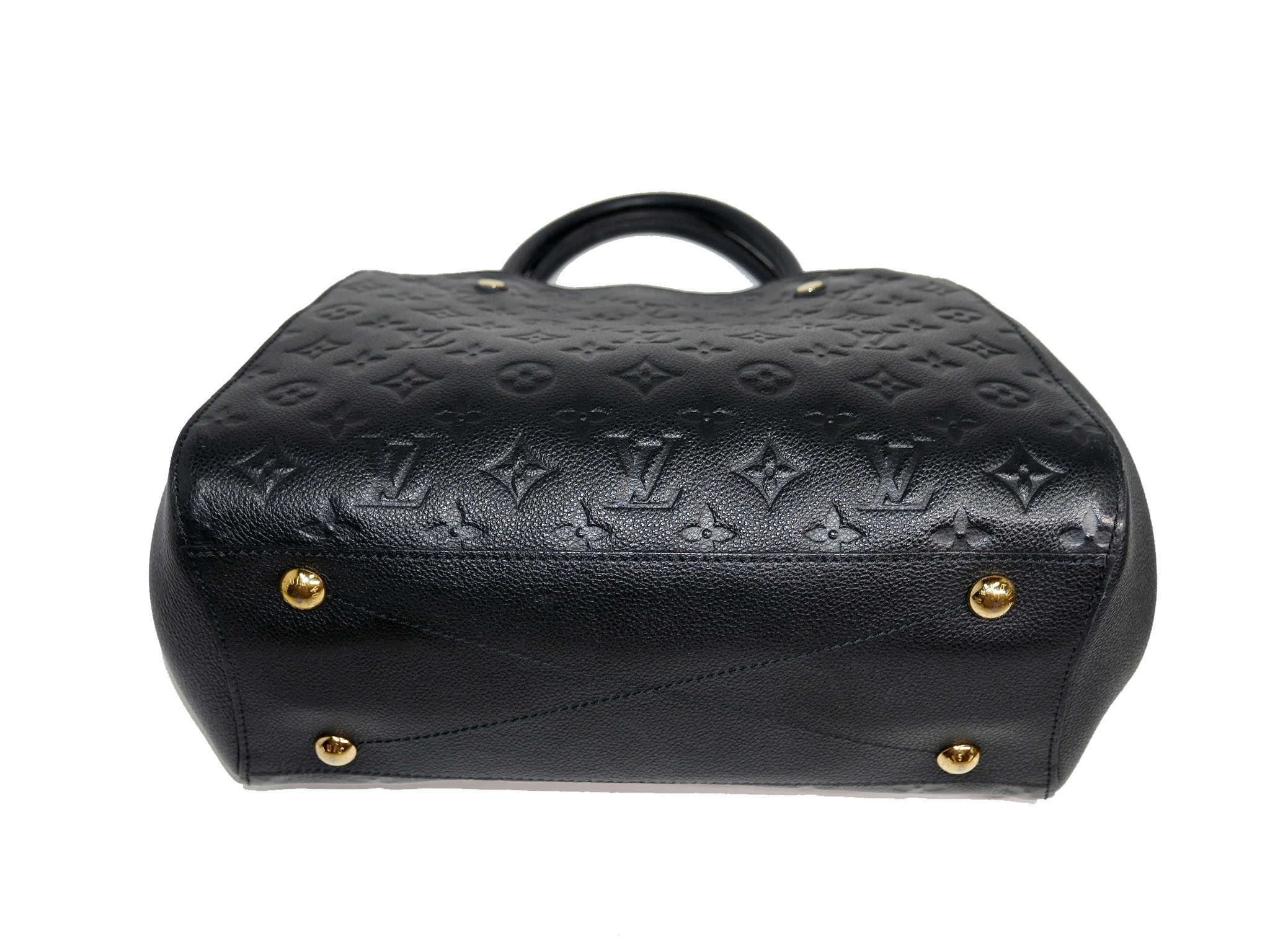Louis Vuitton M41048 Noir/ Black Monogram Empreinte Montaigue MM -32178