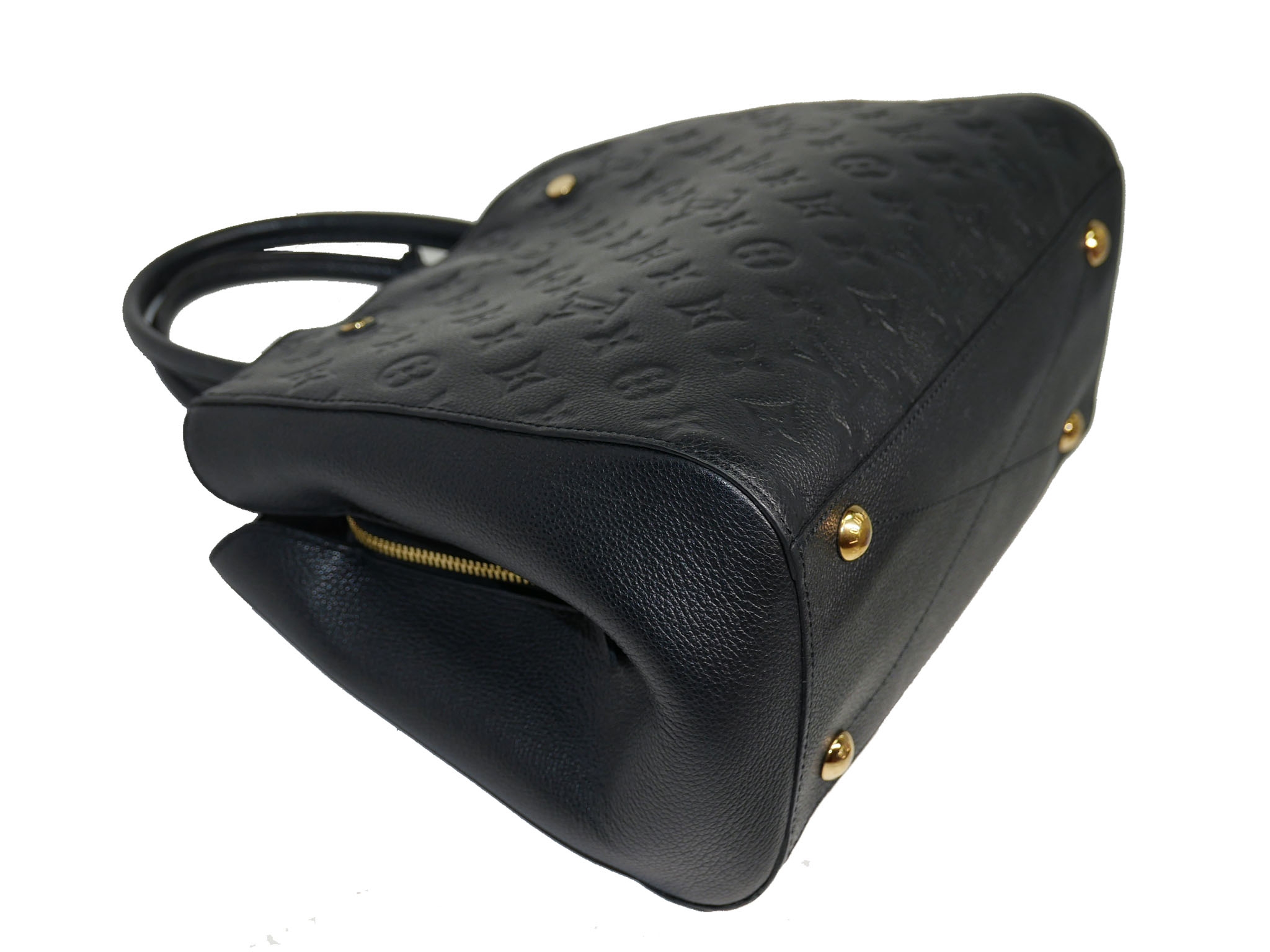Louis Vuitton M41048 Noir/ Black Monogram Empreinte Montaigue MM -32181