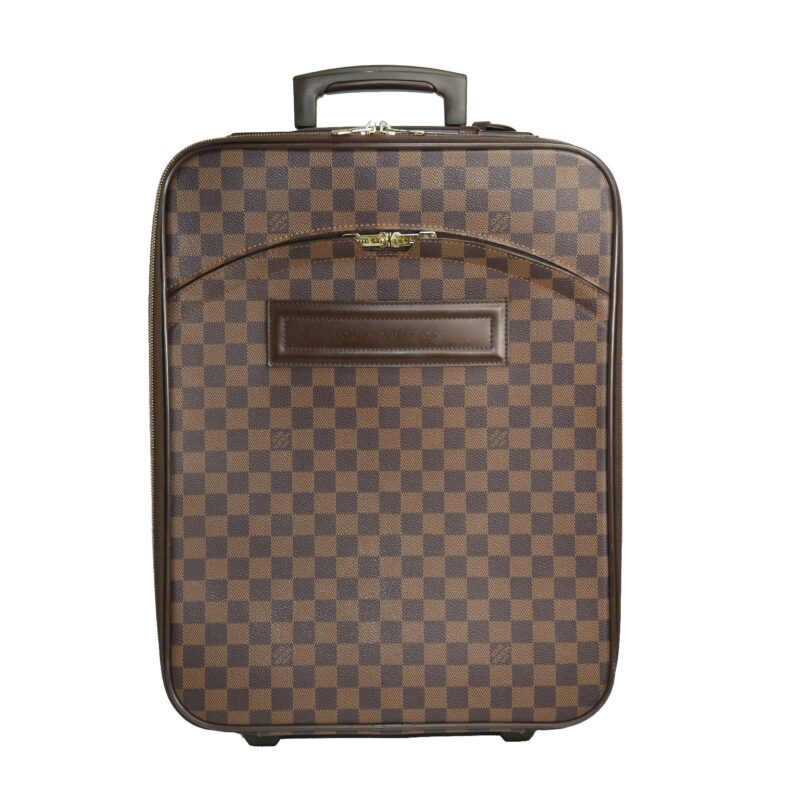 Louis Vuitton N23256 Damier Ebene Canvas Pegase 50 Suitcase w Wheels-0