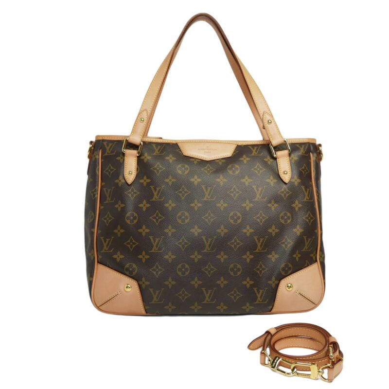 Louis Vuitton M40324 Monogram Canvas Retiro GM Document Tote Bag w Shoulder Strap -0