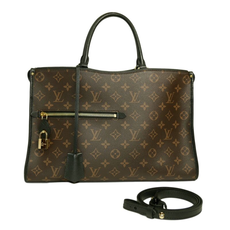 Louis Vuitton Black M43435 Popincourt MM Document Bag with Strap-0