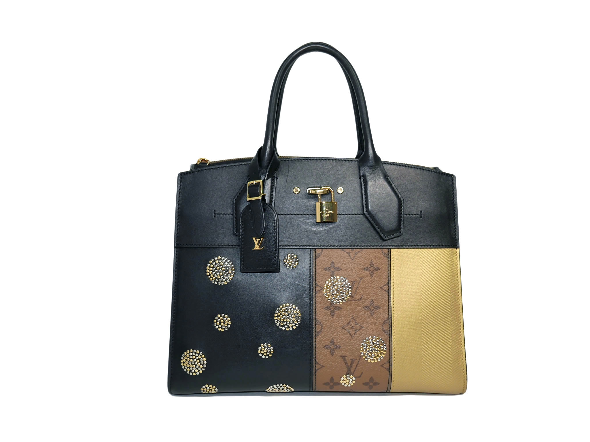 Limited Collection ! Louis Vuitton M43406 Steamer MM Reverse Business Bag with Strap -0