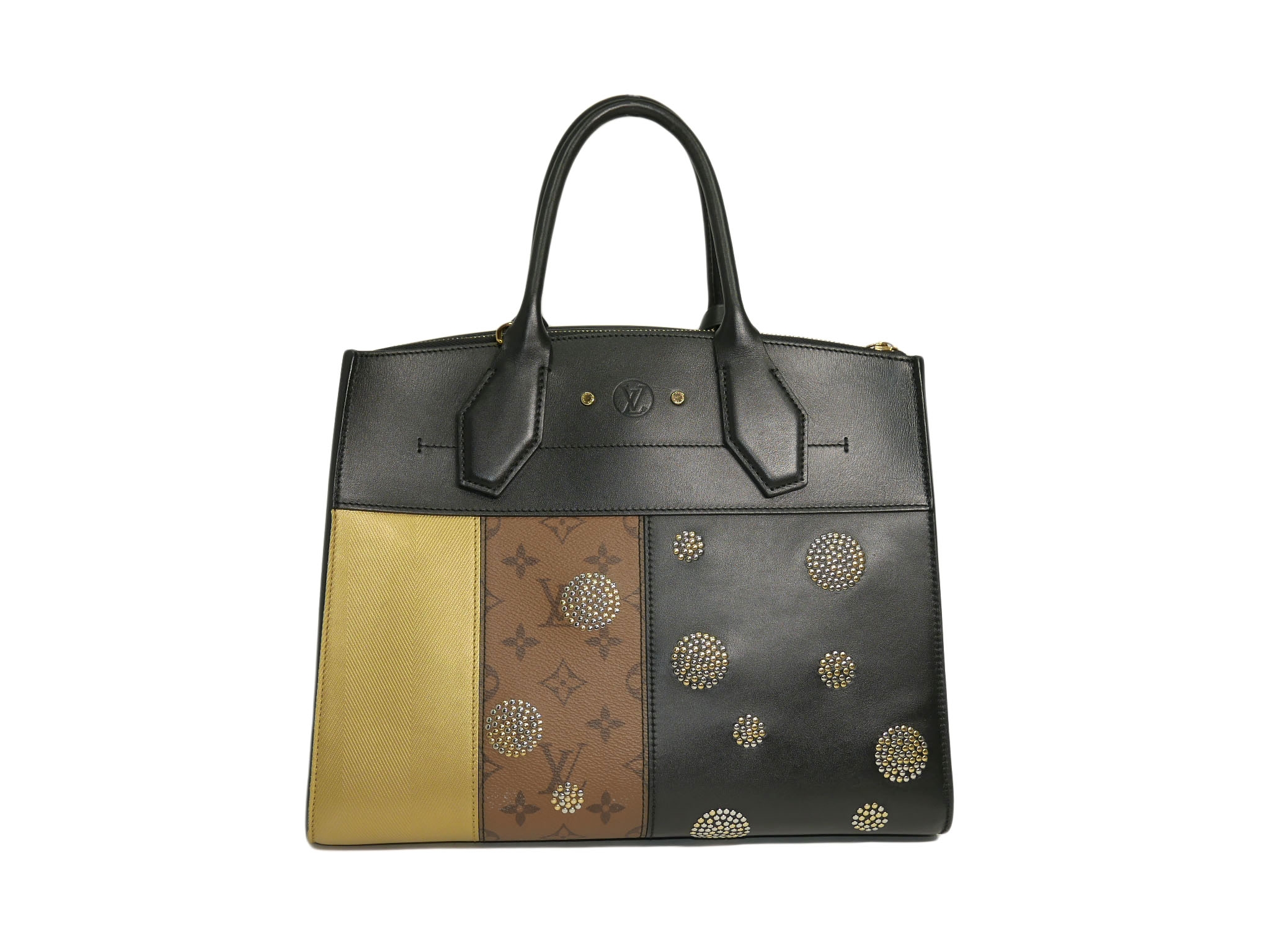 Limited Collection ! Louis Vuitton M43406 Steamer MM Reverse Business Bag with Strap -32849