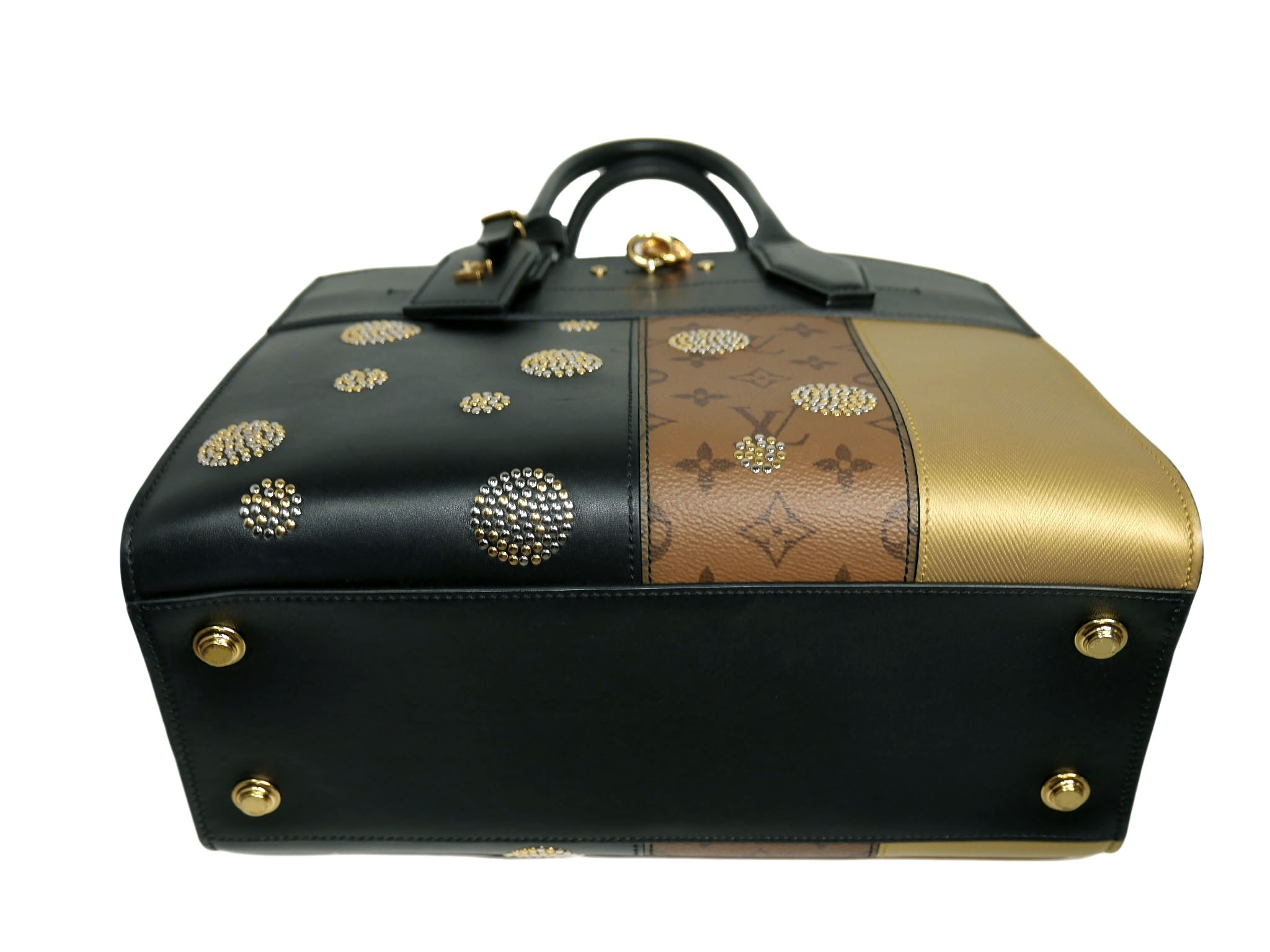 Limited Collection ! Louis Vuitton M43406 Steamer MM Reverse Business Bag with Strap -32851