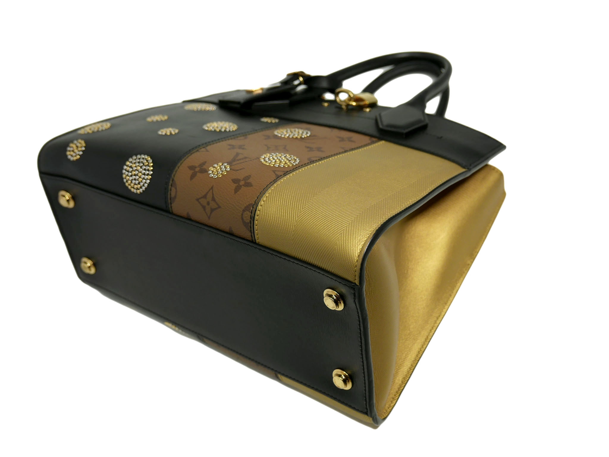 Limited Collection ! Louis Vuitton M43406 Steamer MM Reverse Business Bag with Strap -32854