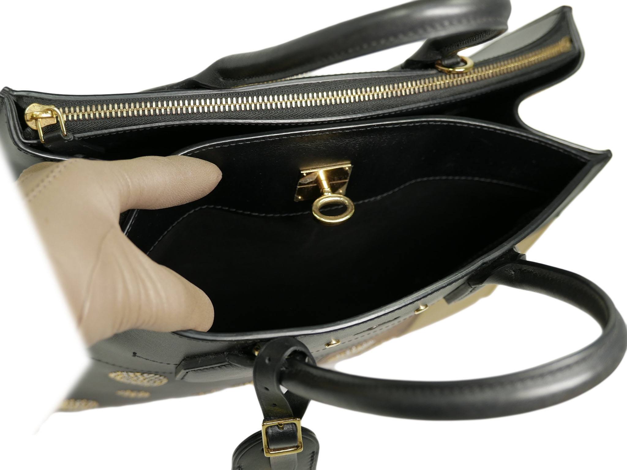 Limited Collection ! Louis Vuitton M43406 Steamer MM Reverse Business Bag with Strap -32859
