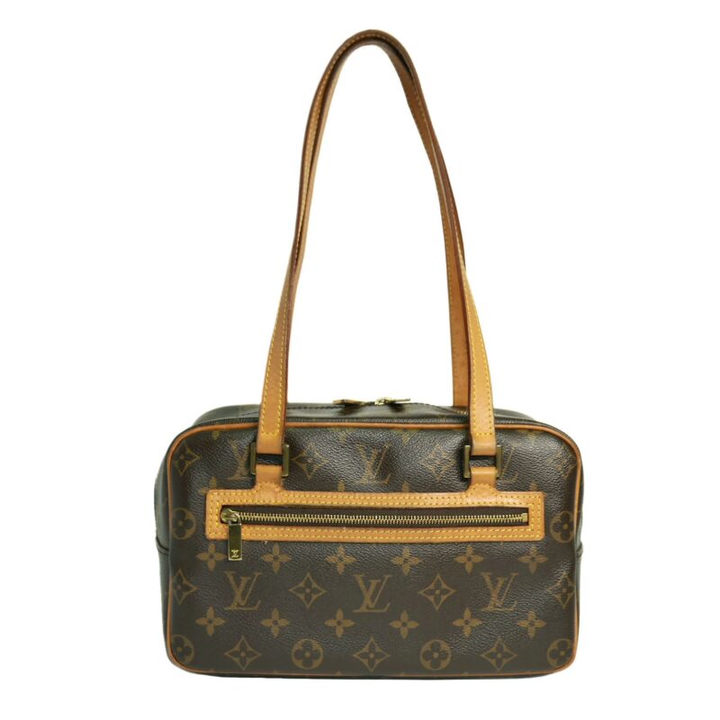 Louis Vuitton M51182 Monogram Canvas Cite MM Bowling Shoulder Bag (TH0035)-0