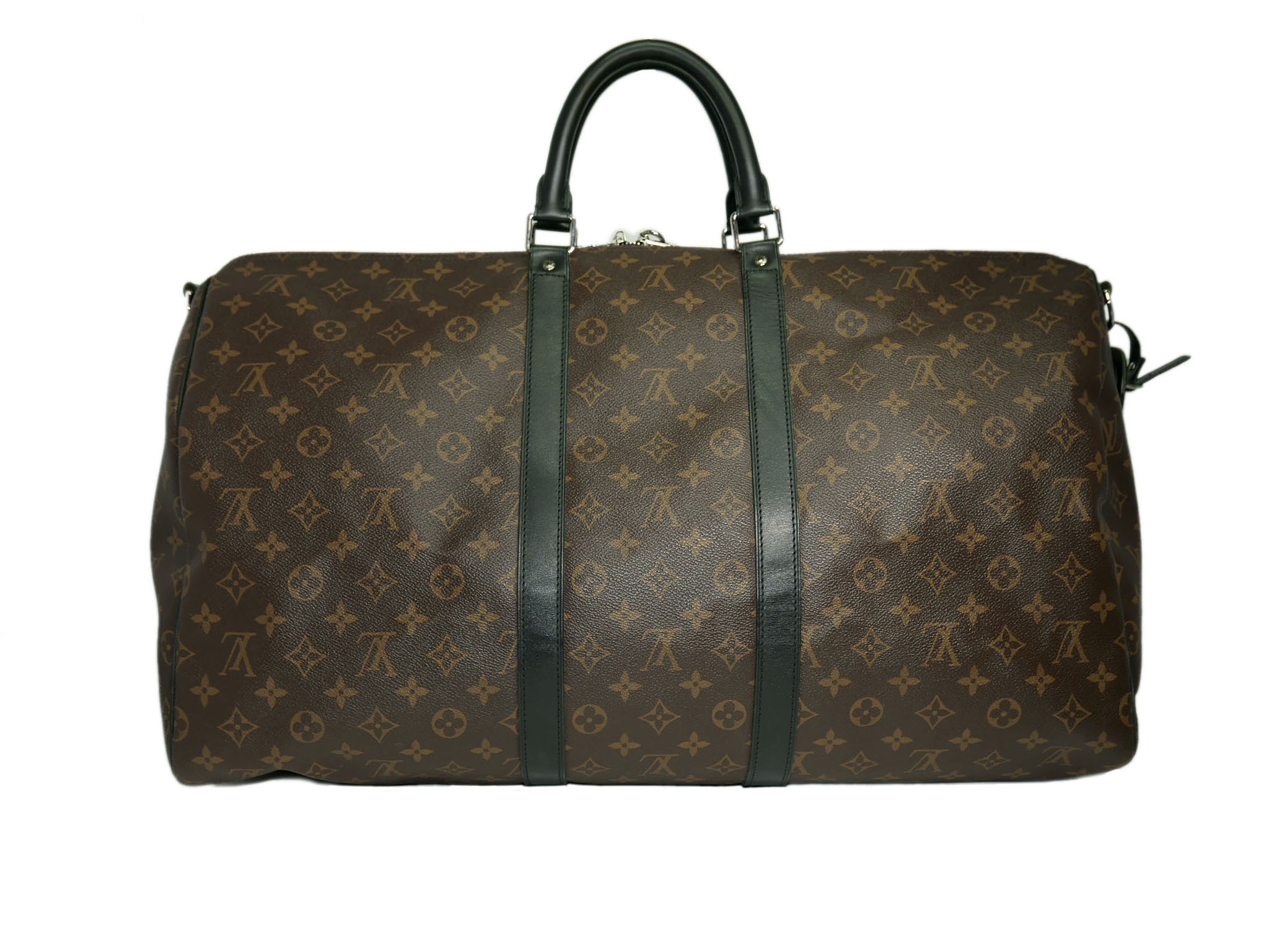 Louis Vuitton M56714 Monogram Macassar Canvas KEEPALL BANDOULIÈRE 55 Travel Luggage -33309