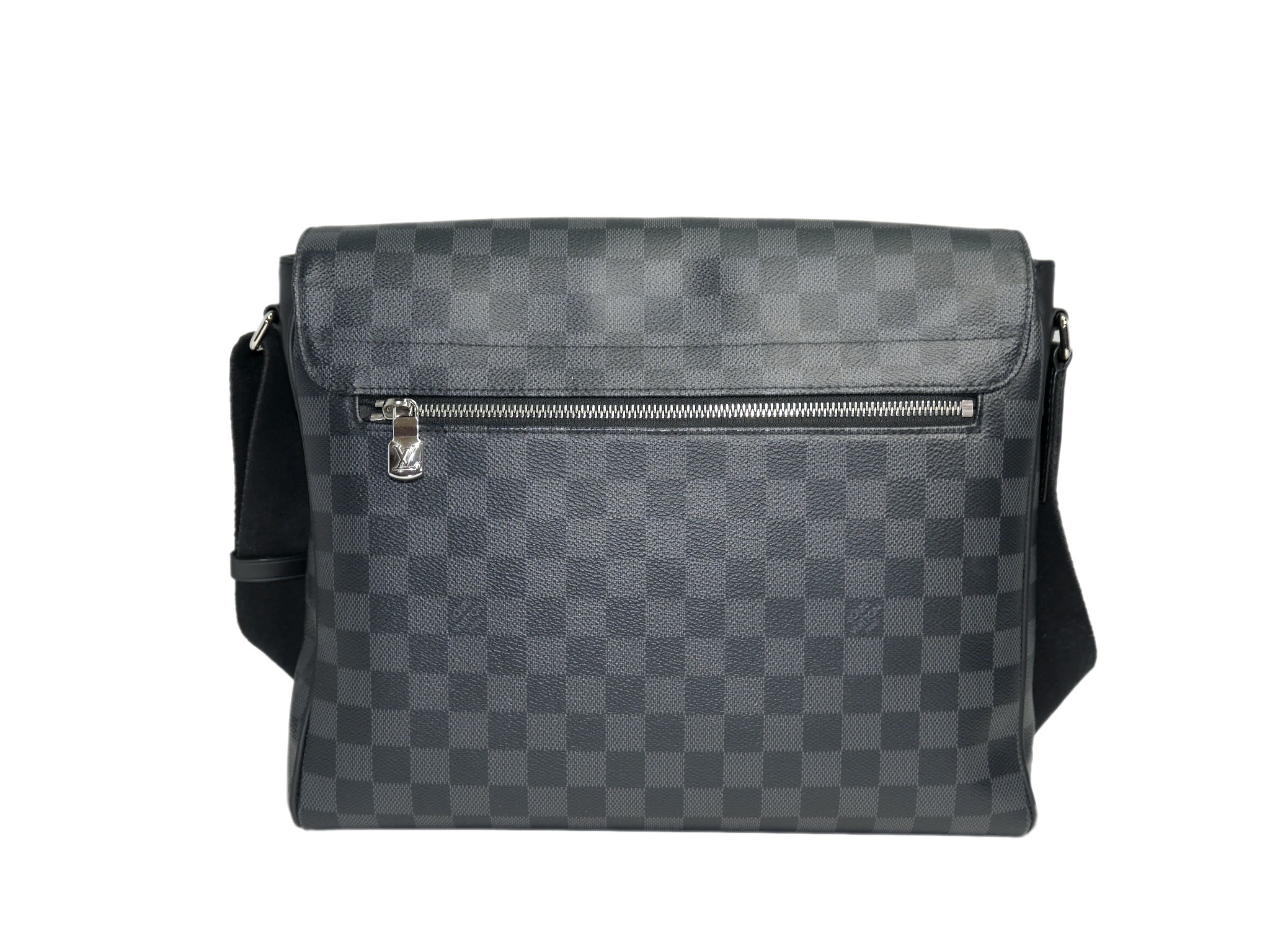 Louis Vuitton N41029 Damier Graphite District MM (CA1098) -33211