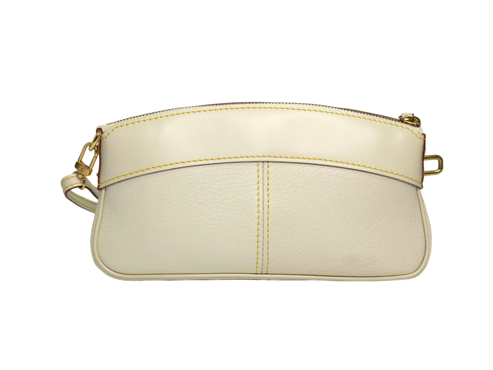 Louis Vuitton M95629 Suhali White Wrist Pouch Lockit Clutch -33295