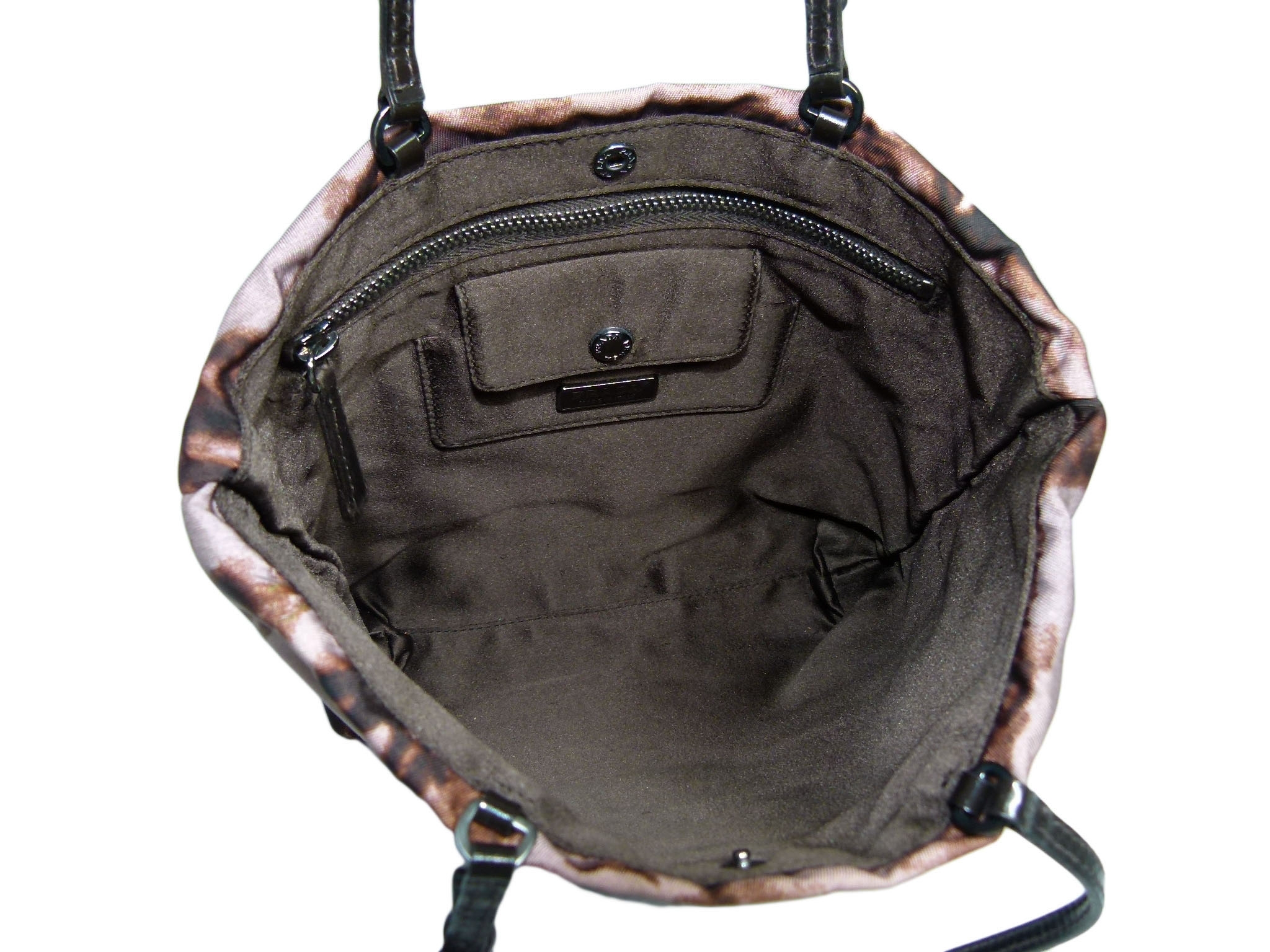 Prada NY Opal New York Street Templi Prints Tessuto Nylon Small Tote -33585