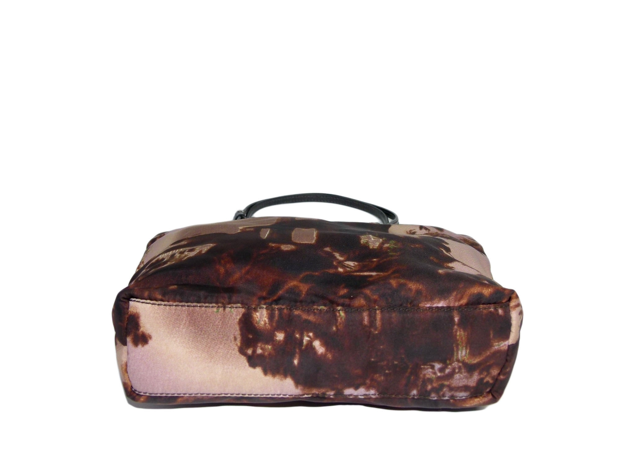 Prada NY Opal New York Street Templi Prints Tessuto Nylon Small Tote -33586