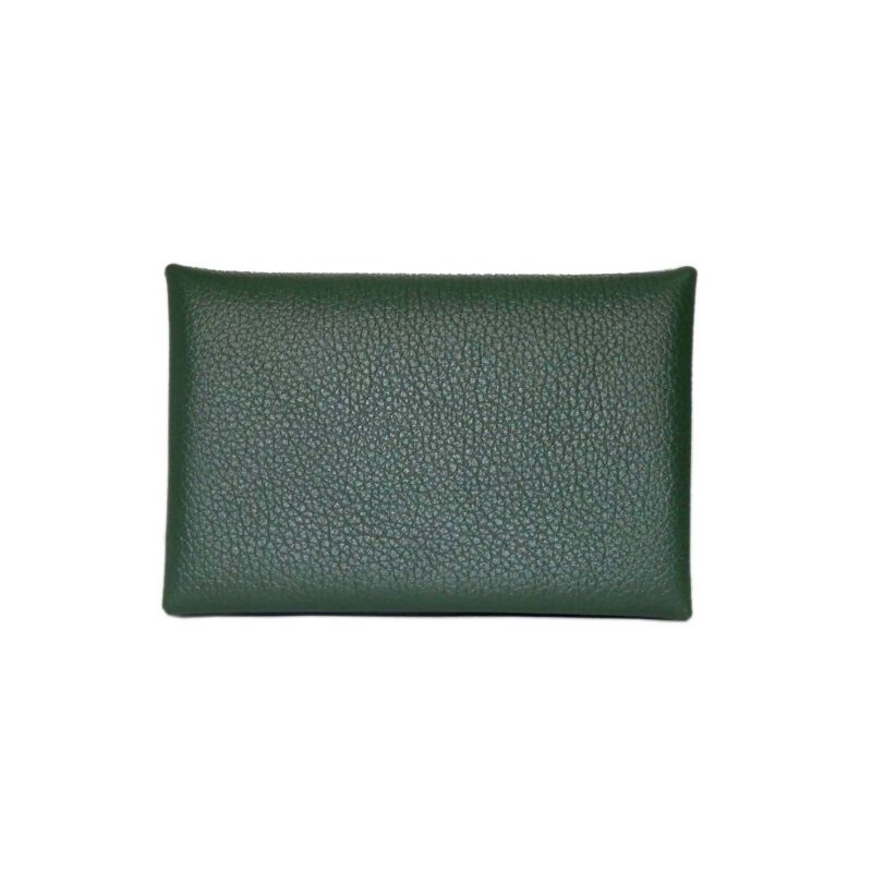 Hermes Evercolor Vert Anglais Calvi Card Holders-0