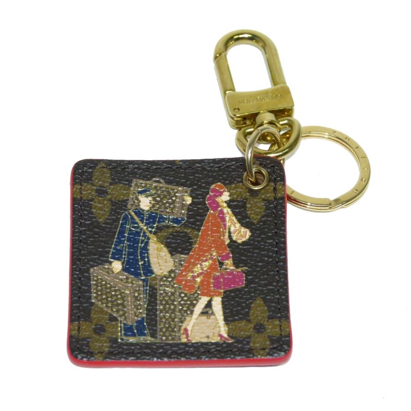 Louis Vuitton Monogram Excursion Trunks Bag Charm and Key Holder -0