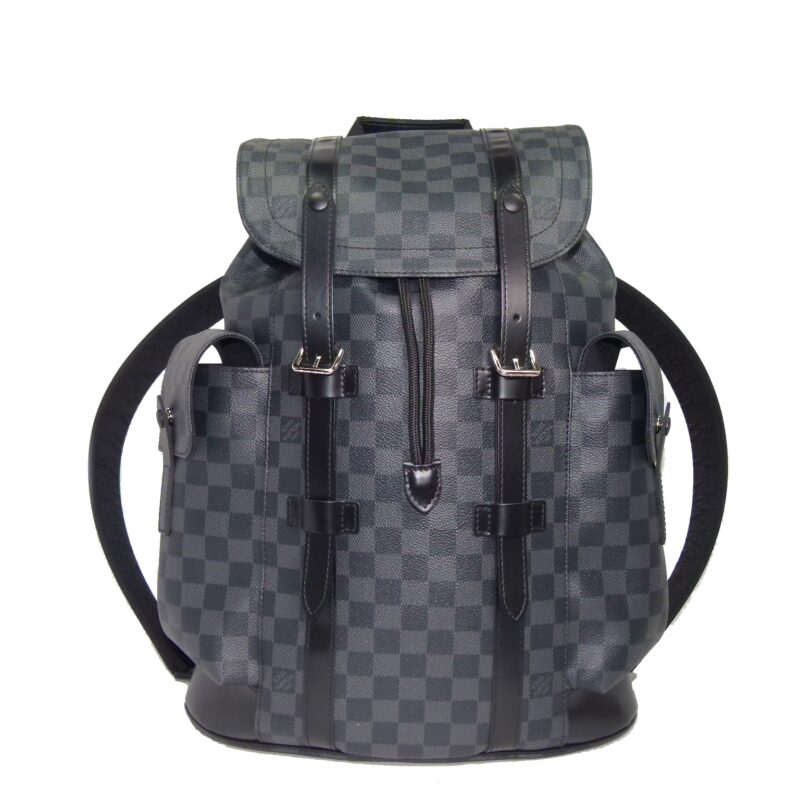 Louis Vuitton N41379 Damier Graphite Christoper PM Backpack-0