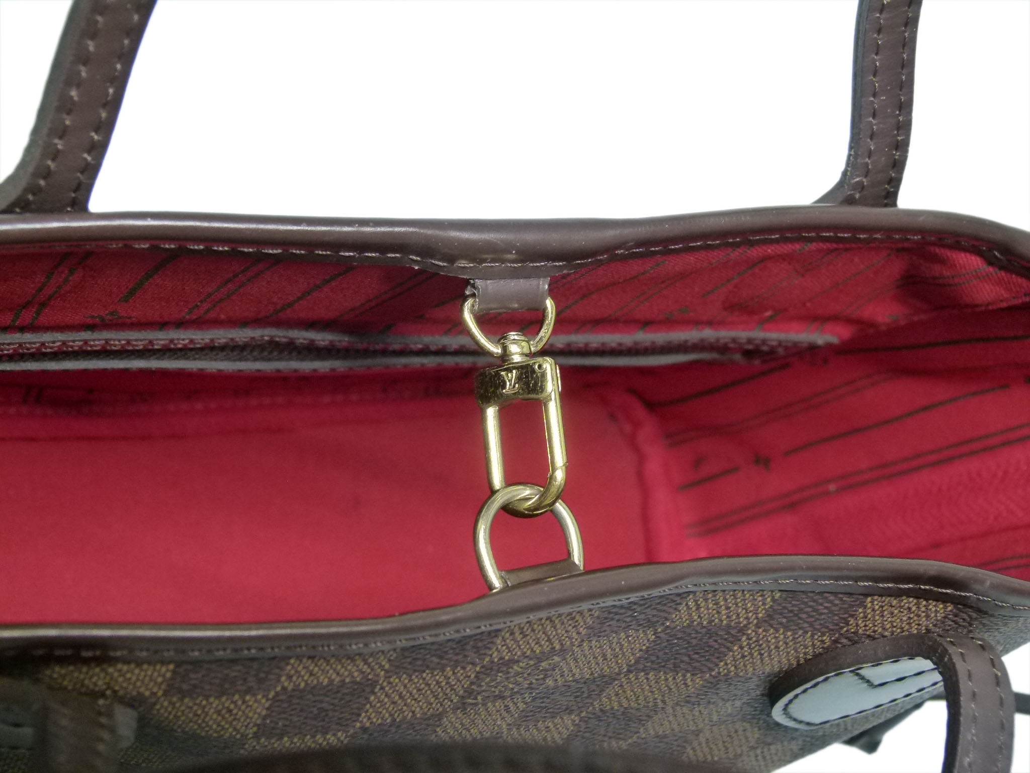 Louis Vuitton N51109 Damier Ebene Canvas Neverfull PM Shopping Bag (VI3190)-34168