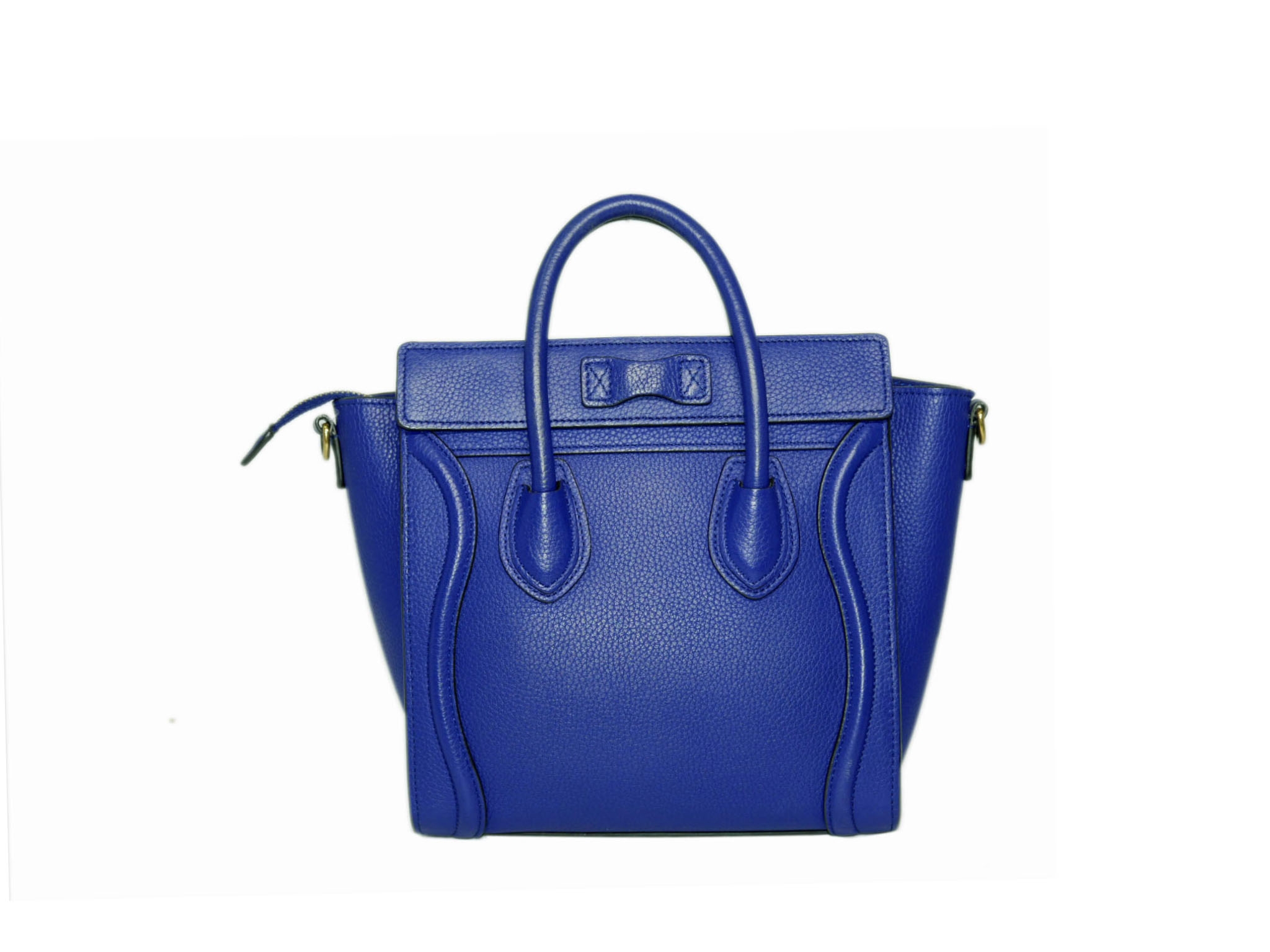 Celine Collection in Royal Blue Calf Nano Luggage Cross Body Bag-34577