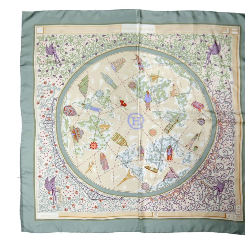 Hermes 90cm x 90cm Silk Scarf -0