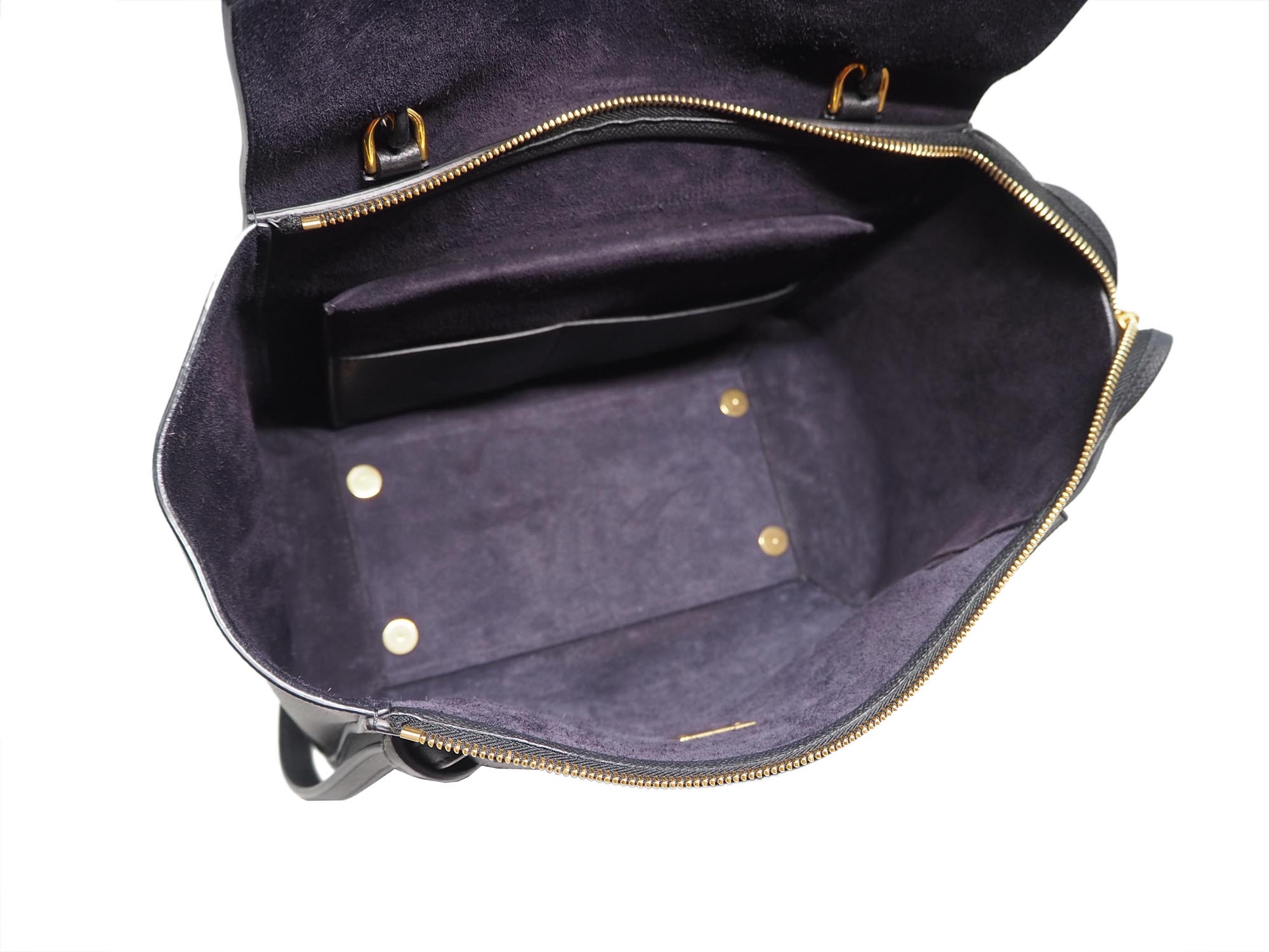 Celine Mini Belt bag in Grained Calfskin, Black -34665