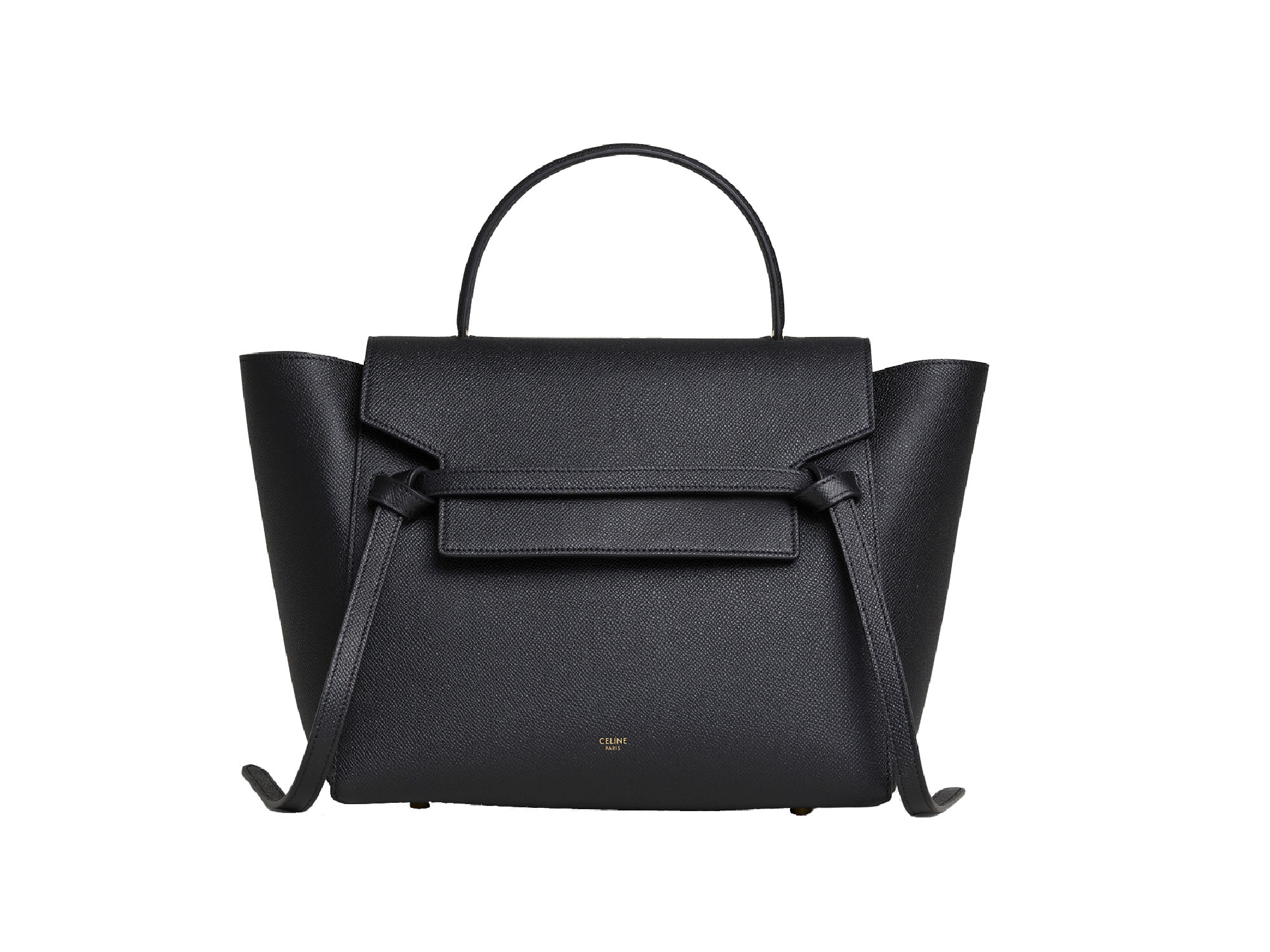 Celine Mini Belt bag in Grained Calfskin, Black -0