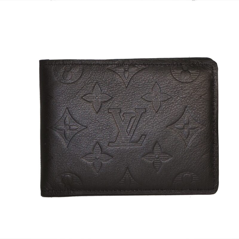 Louis Vuitton M62901 Multiple Black Monogram Shadow Calfskin Wallet-0