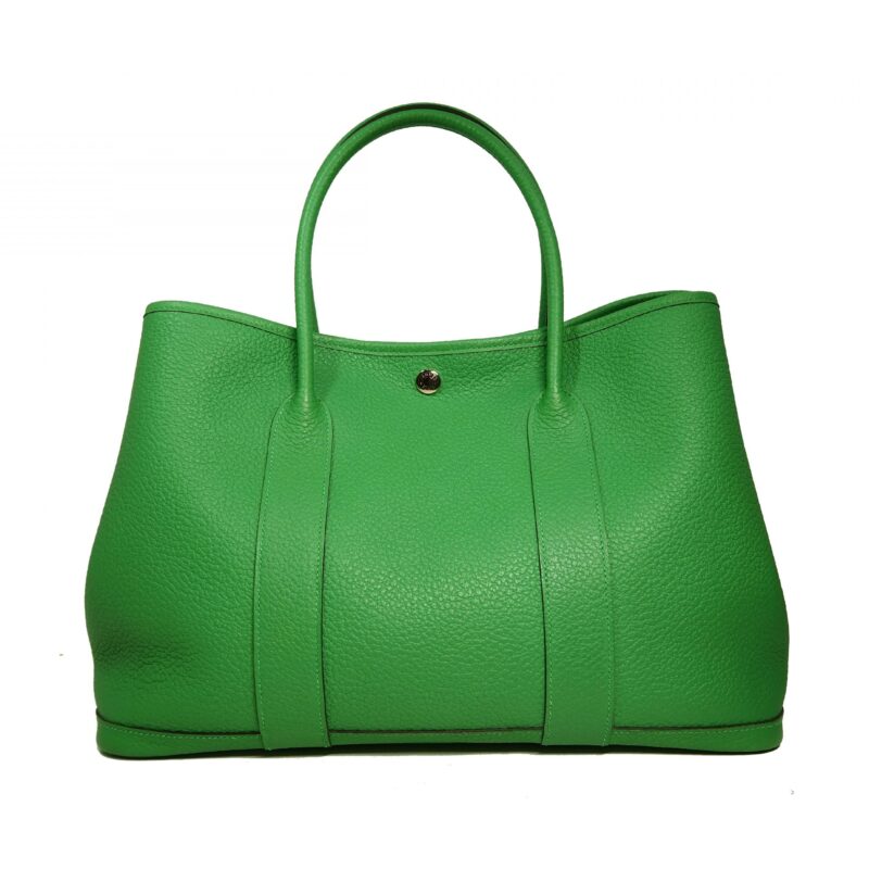 Hermes Garden Party 36cm Bamboo T Stamp Document Tote-0