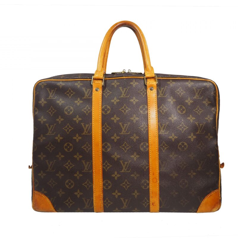 Louis Vuitton M40226 Monogram Canvas Soft Briefcase / Porte-Document Voyage Bag-0