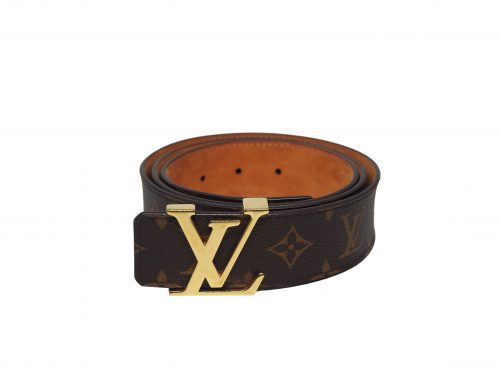 Louis Vuitton M9608S Monogram Canvas LV 40 Initiales Belt Size 100/34 -0