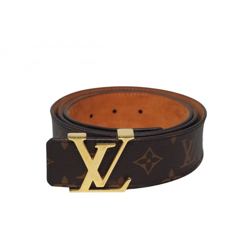 Louis Vuitton M9608S Monogram Canvas LV 40 Initiales Belt Size 100/34 -0