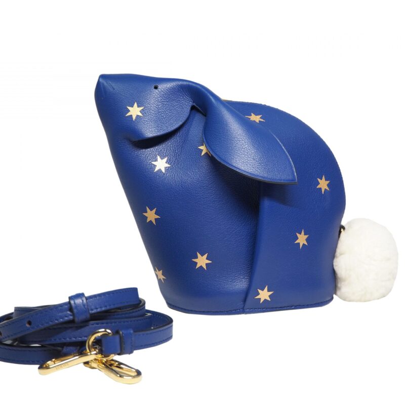 Loewe Limited Edition/ Collection Bunny Star Royal Blue Sapphire Mini Bag -0
