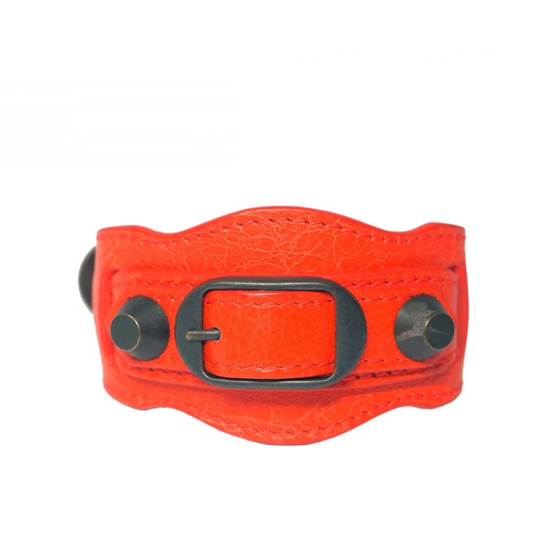 Balenciaga 235345 Orange Bracelet PHW-0
