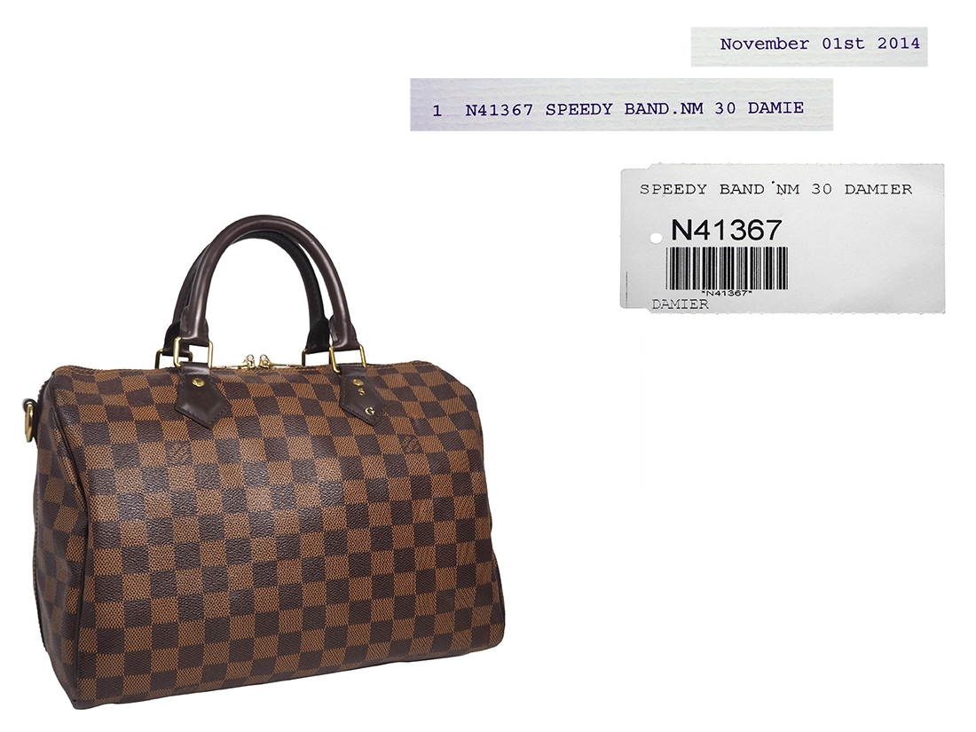 Louis Vuitton N41367 Damier Canvas Speedy 30 Bandouliere (MB3174)-36087