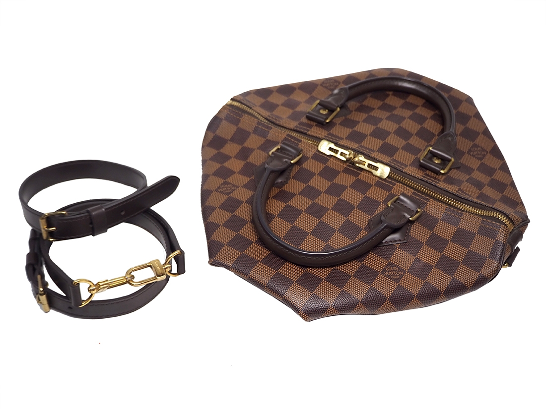 Louis Vuitton N41367 Damier Canvas Speedy 30 Bandouliere (MB3174)-36091