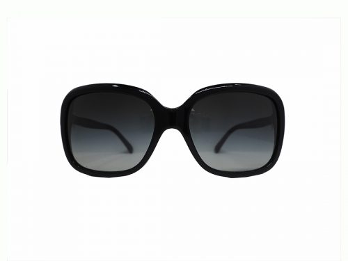 Chanel 5171 Model 60D17 Black/ White Bow Sunglass -0