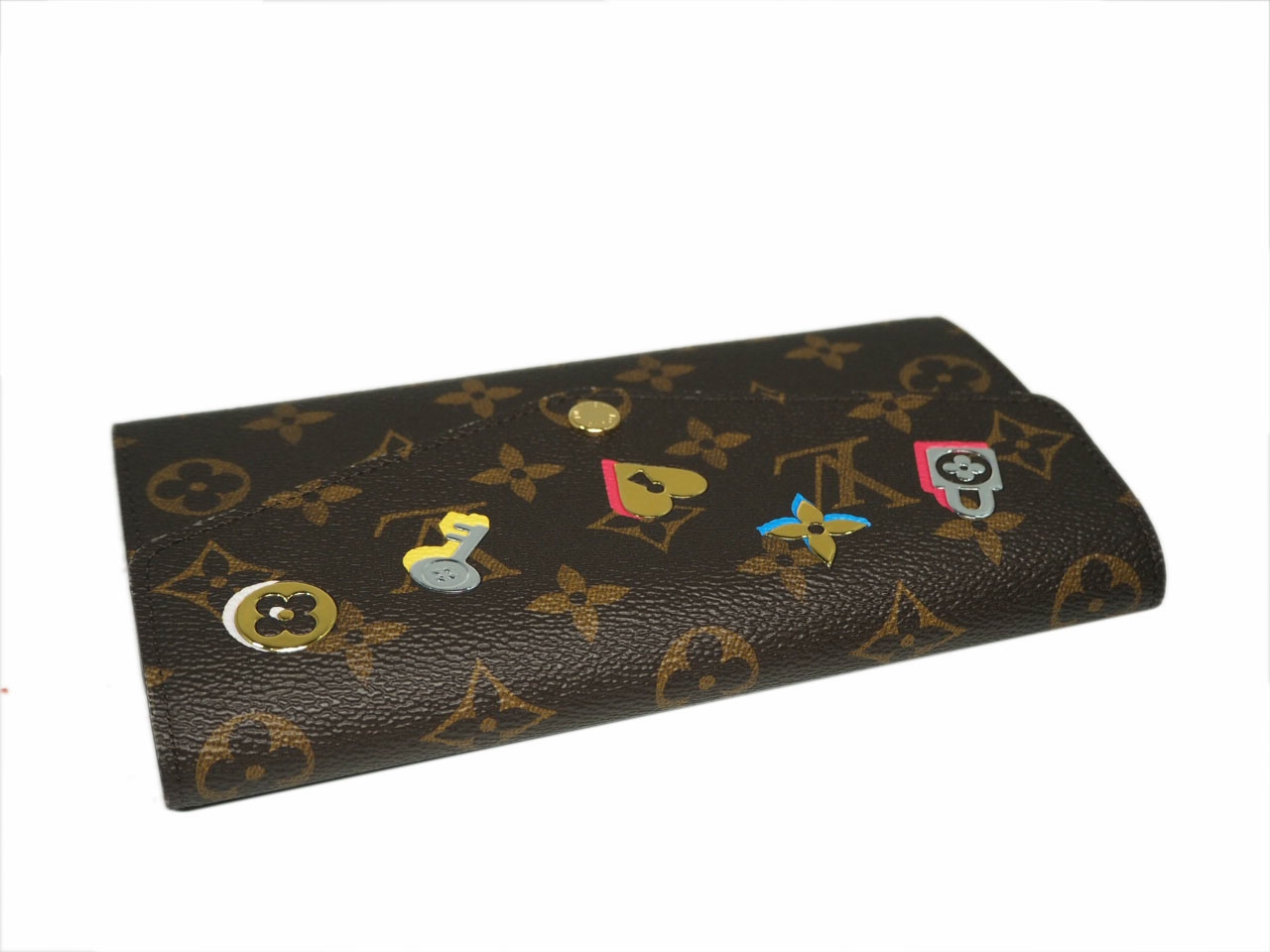 Louis Vuitton M64117 Love Lock Collection in Monogram Sarah Wallet -36214