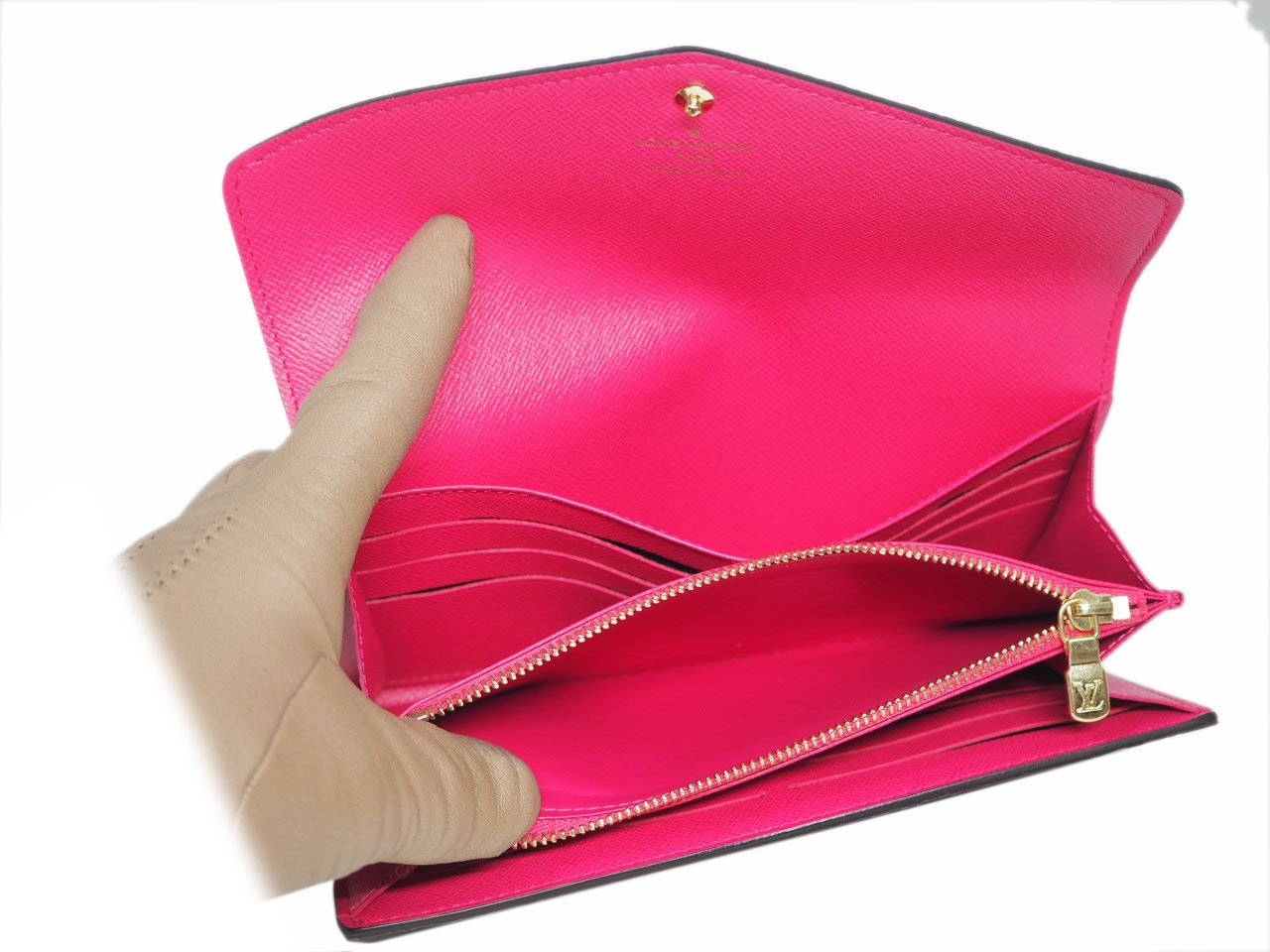 Louis Vuitton M64117 Love Lock Collection in Monogram Sarah Wallet -36221