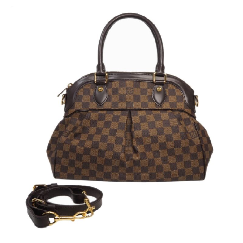Louis Vuitton N51997 Damier Trevi PM Tote/ Shoulder Bag (FL0059)-0