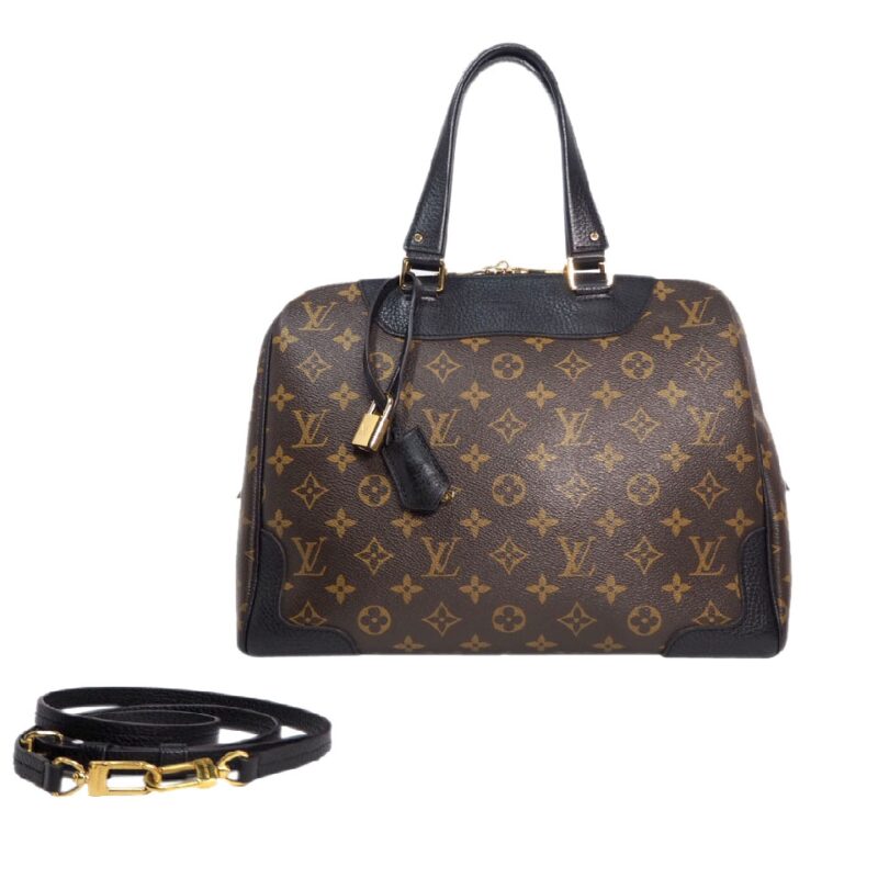 Louis Vuitton M50058 Retiro Black Tote with Strap (TJ0155)-0