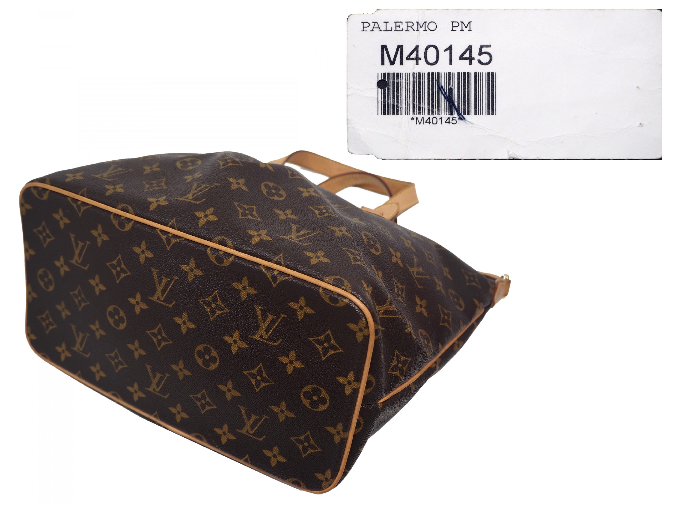 Louis Vuitton Monogram Canvas Palermo PM with Strap (SR0160)-37267