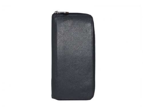Louis Vuitton M30513 Black /Ardoise Taiga Leather zippy Organizer large zip around wallet 　-0